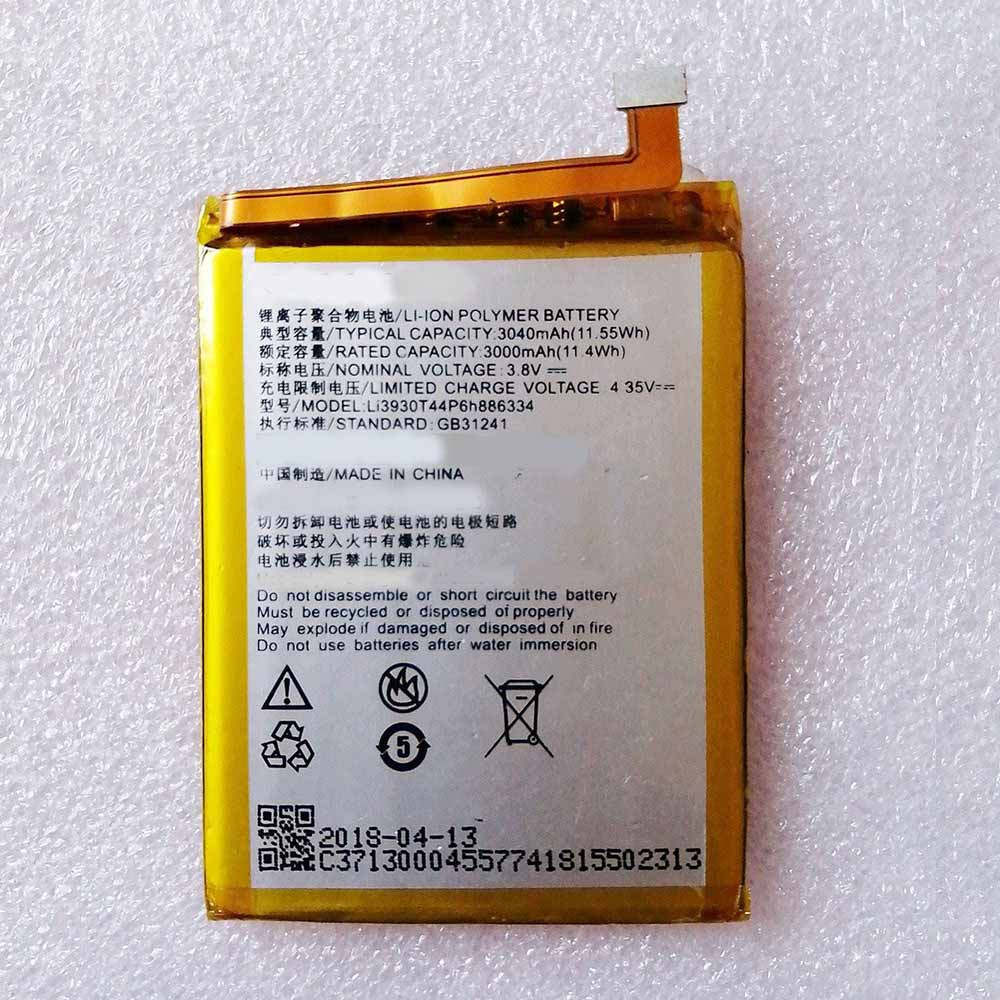 Batería para ZTE GB-zte-Li3930T44P6h886334